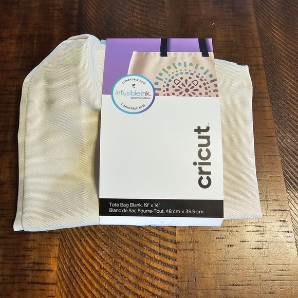 Cricut Other - NEW Cricut 19 x 14 inch Tote Bag Blank Compatible Infusible Ink Project